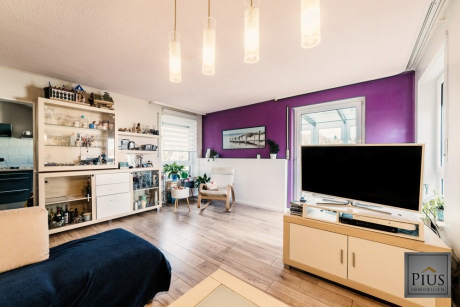 Wohnzimmer Etagenwohnung Augsburg / Haunstetten
