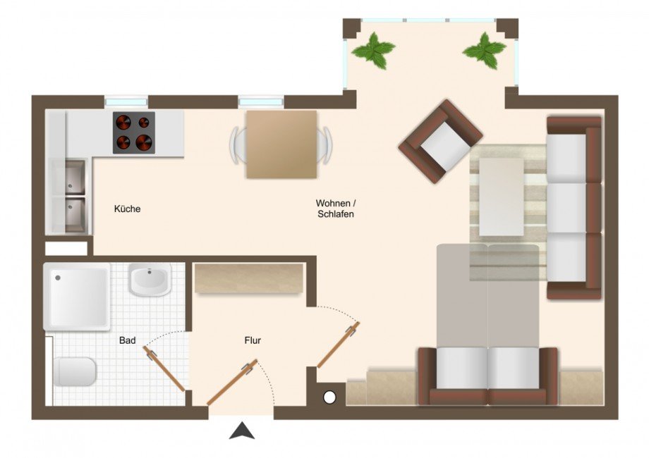  Etagenwohnung K�nigsbrunn