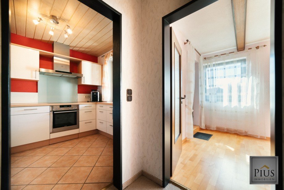 K�che/Essbereich Dachgeschosswohnung Augsburg / Lechhausen