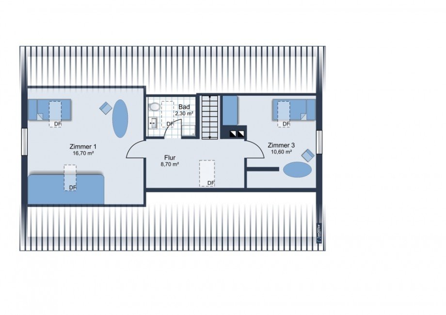 Dachgeschoss Zweifamilienhaus Augsburg