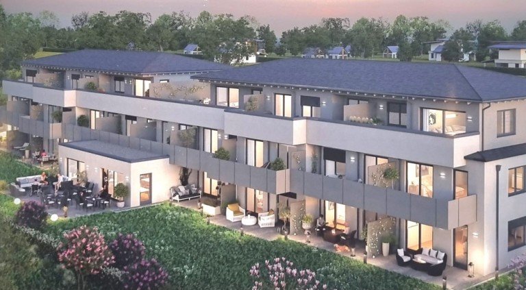 Hausansicht Klosterlechfeld Etagenwohnung NEUBAU SENIORENRESIDENZ - mehr als nur 4 W�nde! Attraktive 2-Zimmer-Wohnung mit Einbauk�che und gro�er Dachterrasse