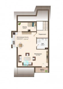 Grundriss Dachgeschoss Familie gesucht! Topgepflegtes Reihenendhaus mit ausgebautem DG in ruhiger Lage wartet auf SIE!