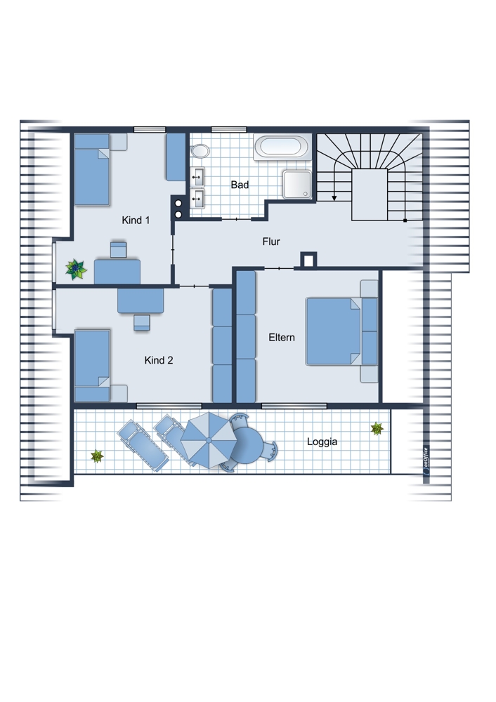 Obergeschoss Einfamilienhaus Untermeitingen