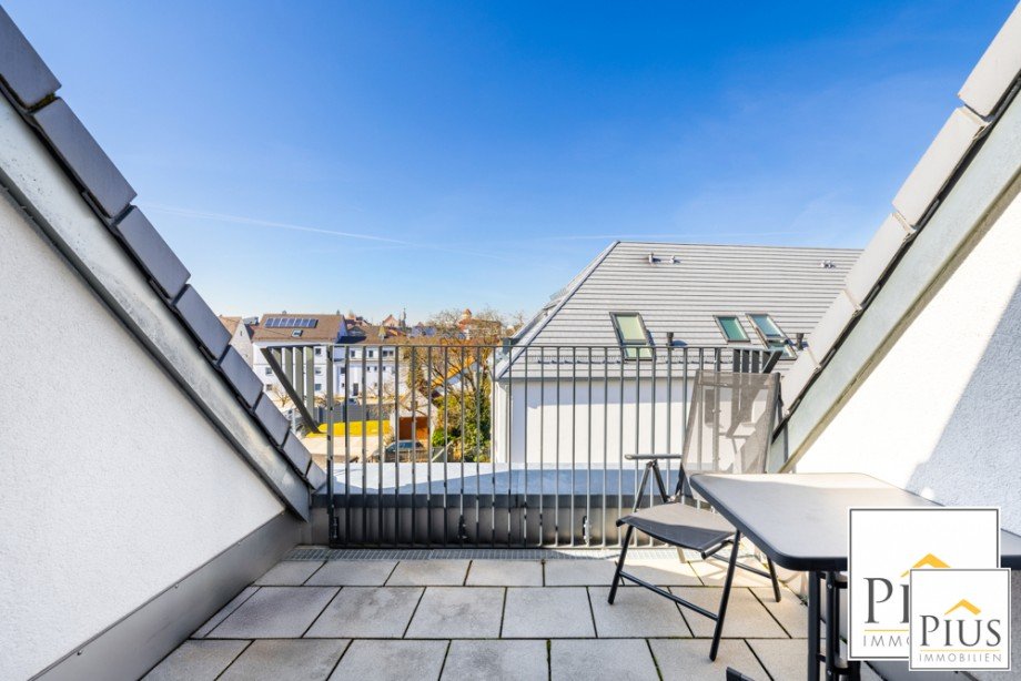 Terrasse Dachgeschosswohnung Gersthofen