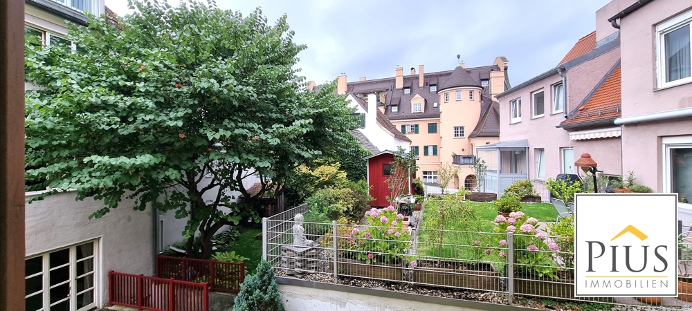Blick aufs Fischertor Etagenwohnung Augsburg