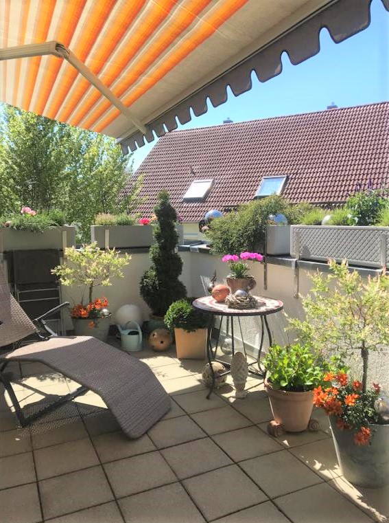 Terrasse Dachgeschosswohnung Bobingen