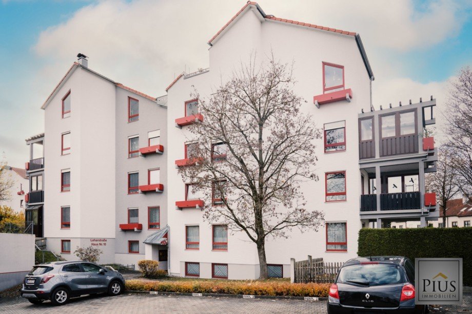 Hausansicht Etagenwohnung Augsburg / Haunstetten