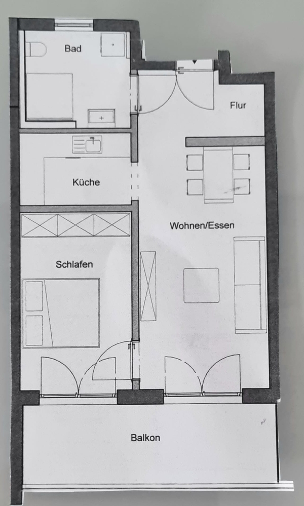 Grundriss Etagenwohnung Obermeitingen