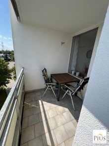 Balkon Provisionsfrei! Vermietete 1-Zi-Whg. mit separater K�che + Balkon, Beethovenstr. 11, N�he Uniklinik