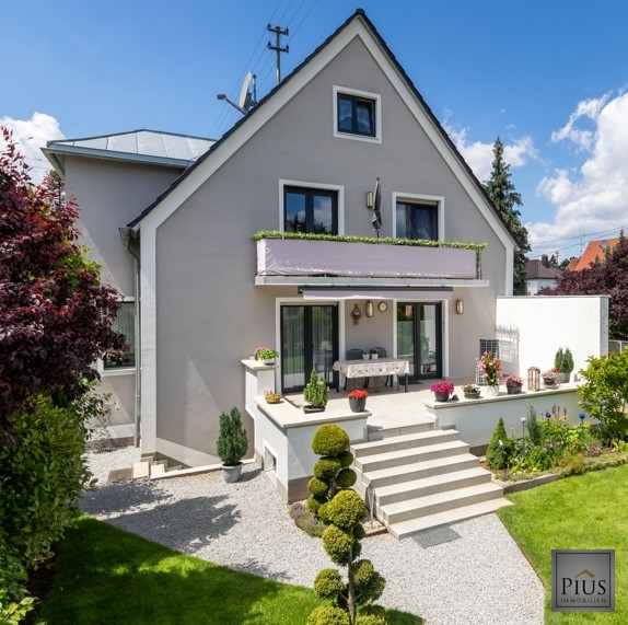 Terrasse Zweifamilienhaus Augsburg