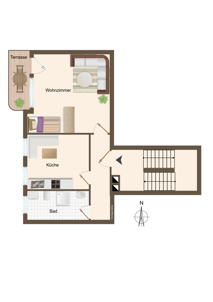  Etagenwohnung Augsburg-Haunstetten