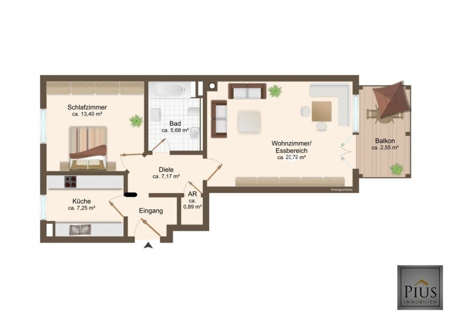  Etagenwohnung Bobingen