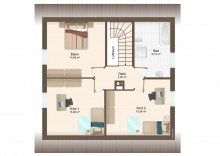 Dachgeschoss Starke Einziehungskraft! Gepflegtes Einfamilienhaus mit  tollem Garten, Garage u. Doppel-Carport