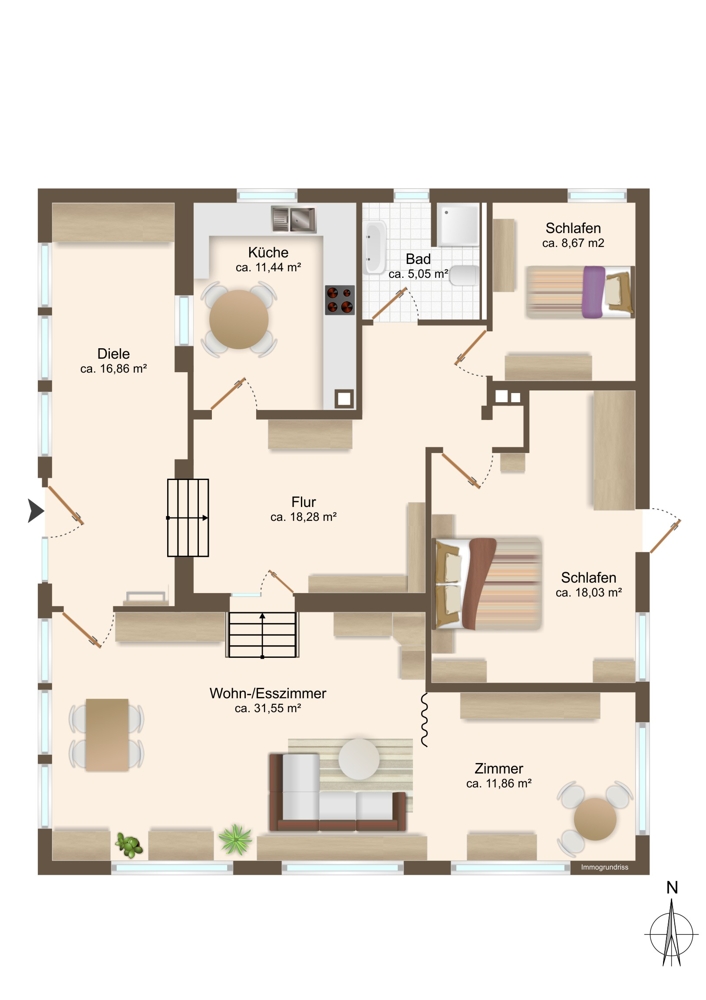  Etagenwohnung Bobingen
