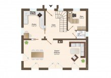 Erdgeschoss Starke Einziehungskraft! Gepflegtes Einfamilienhaus mit  tollem Garten, Garage u. Doppel-Carport