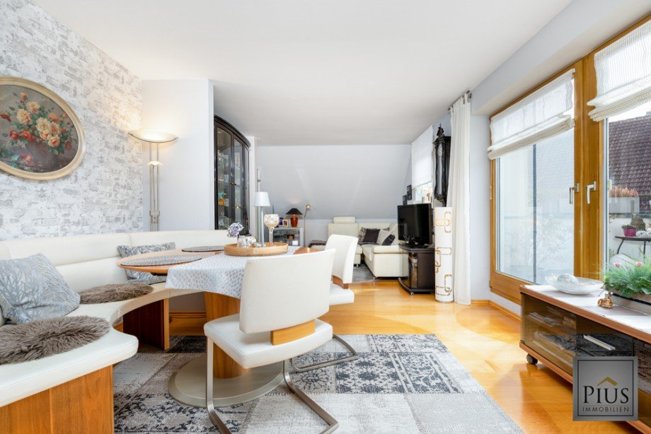 Wohn-Essbereich Dachgeschosswohnung Bobingen