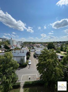 Aussicht Provisionsfrei! Vermietete 1-Zi-Whg. mit separater K�che + Balkon, Beethovenstr. 11, N�he Uniklinik